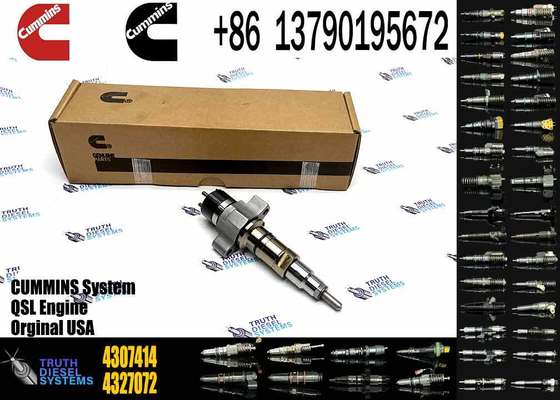 High Quality Diesel Engine Injector 4327072 4307414 Fuel Injector Model 430-7414 for QSL Excavator QSL9.3 ISCE Engine 6L