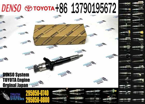 New Quality Diesel Injector 295050-0740 295050-0620 23670-30420 for 1KD-FTV 2KD-FTV D-4D 2.0 VVTi