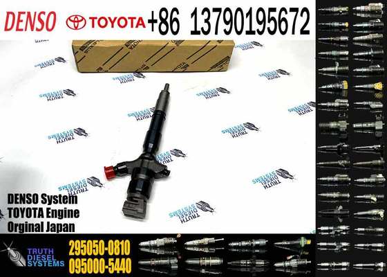 295050-0810 23670-09380 Common Rail Diesel Injector for Toyota Dyna Hiace Hilux 2KD-FTV 2.5L D-4D 200 Engine