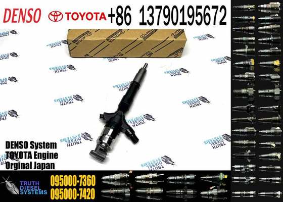 Diesel Fuel Injector 095000-7360 23670-39155 for Denso Toyota 1KD 1KD-FTV 3.0L D-4D Euro 3