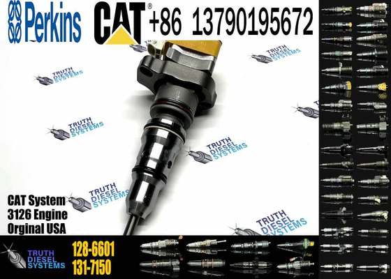 128-6601 178-0199 1286601 Fuel Injector Common Rail Injector for 3126B 3126E Engine 120H 135H Motor Grader 953C 963C Loader