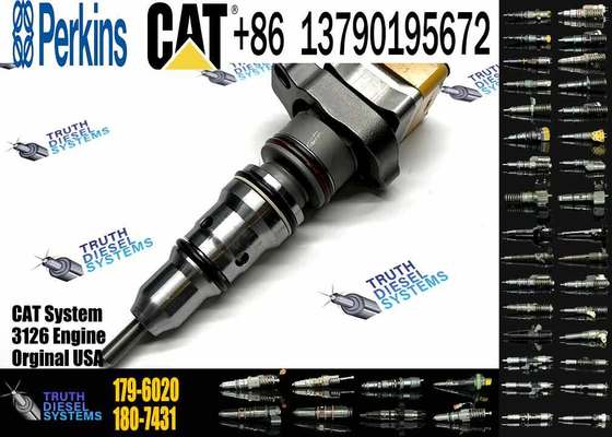 Diesel Fuel Injector for 3216 Excavator 3126E 3126B Common Rail Injector 178-6432 10R-9348 188-1320 10R-9237 179-6020