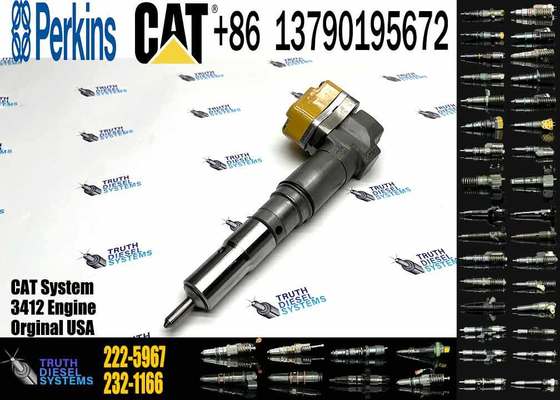 Excavator Parts Engine 3408 3412 Fuel Injector 4CR01974 169-7408 174-7527 222-5967 20R-0760 for Construction Machinery