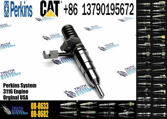 Rushed Fuel Injector 0R-8633 0R8633 for Caterpillar CAT Engine 3126 Series