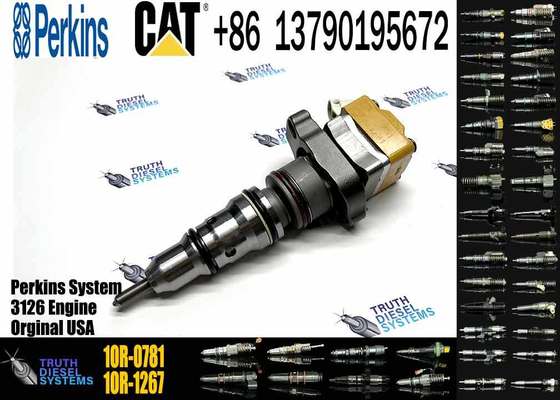 New Diesel Engine Injector 1OR-1267 188-1320 10R-9237 173-9379 10R-0781 4CR0197 156-8895 for Caterpillar C3126 Common Rail Steel