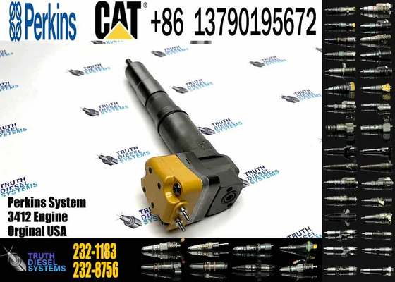 New 3412E Fuel Injector 174-7526 for CAT 3412E Diesel Engines 232-1183 for Machinery Repair Shops232-1171 232-1173 198-6877