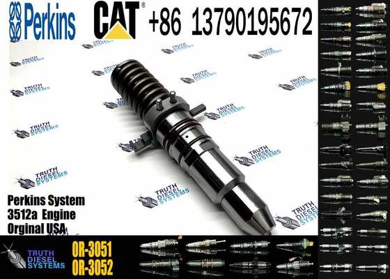 High Quality Construction Machinery Parts Fuel Injector 4P-9075 0R-3051 for Caterpillar 3508 3512 3516 Engine