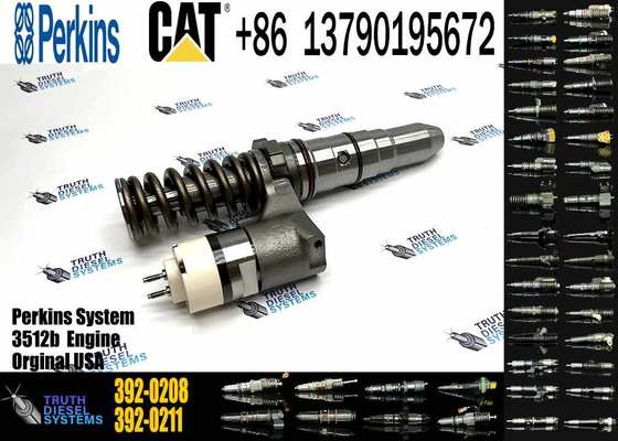 Diesel Common Rail Diesel Fuel Injector 392-0208 386-1760 20R-1272 for Caterpillar CAT 3508B 3512B Diesel Engine