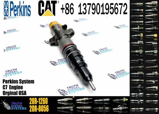 C7 C9 Excavator Parts Diesel Engine Fuel Injector 20R-1260 20R1260
