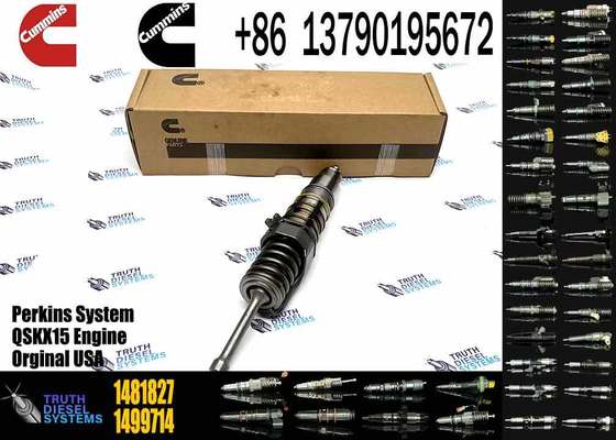 Cummins 1464994 1481827 Injector for Cummins ISX15 QSX15 Series Engine Injector Assembly Construction Machinery Components