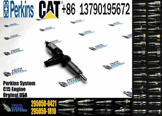 Excavator Parts Diesel Common Rail Injector 295050-0421 370-7287 3707287 295050-1810 418-3229 4183229
