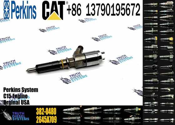 New Diesel Fuel Injectors 282-0490 2645A709 382-0480 306-9380 2645A734 320-0680 for Caterpillar C6.6 Excavator Truck Engine