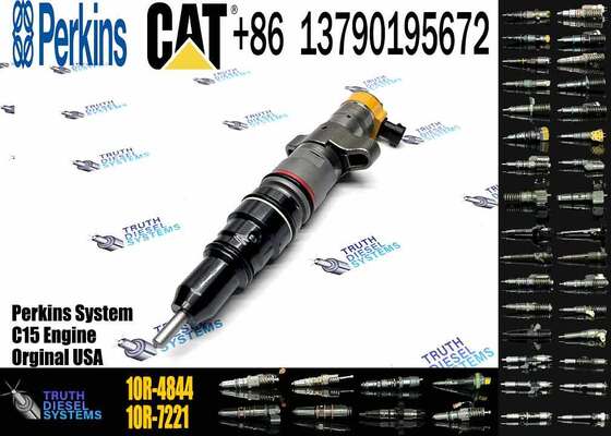 Excavator Diesel Common Rail Inyector 387-9437 10R-4844 C9 Fuel Injector for Cater-pillar C9 Cat Engine