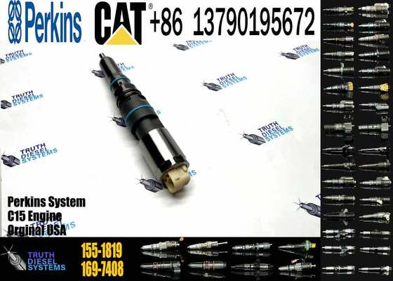 Excavator Spare Parts 222-5966 191-3005 155-1819 Diesel Fuel Injector 2225966 1913005 1551819 for CAT Excavator 3126B Engine
