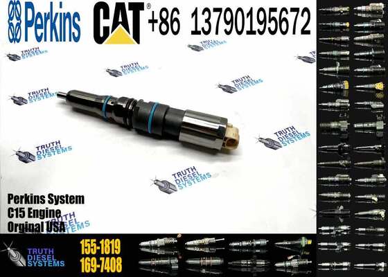 Excavator Spare Parts 222-5966 191-3005 155-1819 Diesel Fuel Injector 2225966 1913005 1551819 for CAT Excavator 3126B Engine