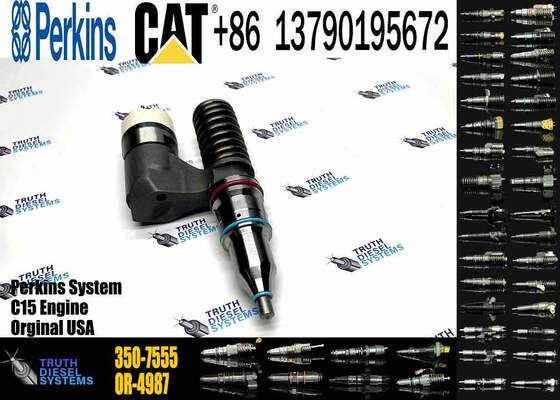 Common Rail Fuel Injector 350-7555 20R-0056 for Caterpillar C10 C12 Excavator 345B CPT372 350-7555 350 7555 20R0056