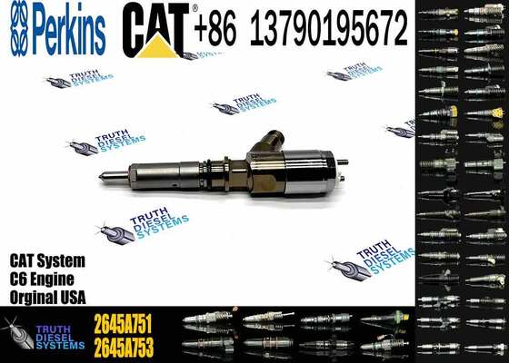 Common Rail Diesel Fuel Injector 2645A751 3200655 320-0655 for Excavator C6.6 C6.4 C4.4 Engine 320D