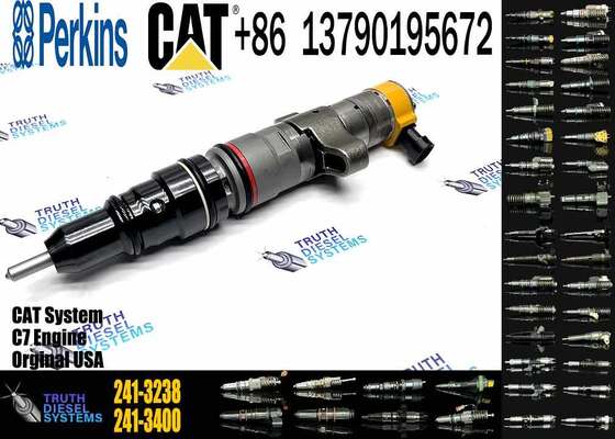 Brand New Unused Caterpillar C7 Fuel Injector 241-3238 241-3239 241-3400 10R-4763 for Construction Machinery Parts Made in China