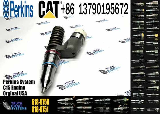 For CAT for Caterpillar C15 365C Excavator Diesel Engine Parts 244-7715 618-0750 Common Rail Fuel Injector
