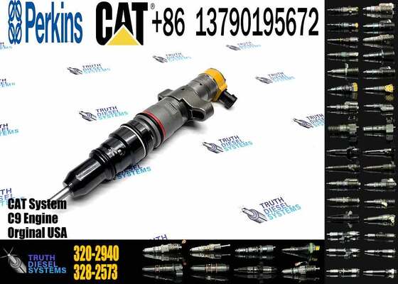C9 HEUI Injector 320-2940 328-2574 Iesel Fuel Injector 53L-8062 553-2592 for Caterpillar Excavator C9 Engine Parts
