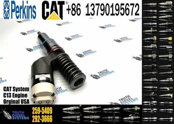 Genuine CAT C13 Engine Fuel Injectors 253-0608 259-5409 292-3666 for C-aterpillar Common Rail System