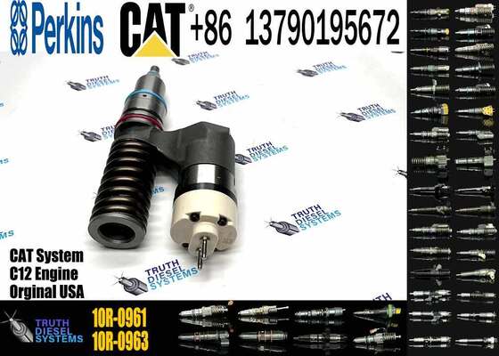 New Condition C12 Engine Diesel Fuel Injector 10R-0961 212-3469 203-3464 317-5279 350-7555 for Excavator Parts