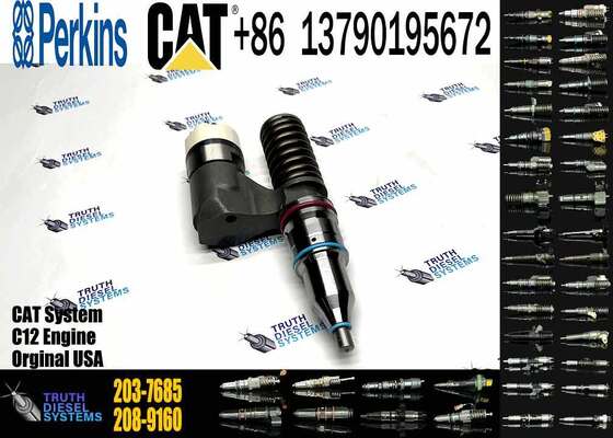 C-10, C-12, CPT372 Fuel Injectors 203-7685, 2037685, 10R-1268, 10R1268 for Diesel Excavators 345B II MH, 365B, 365B II, 365B L