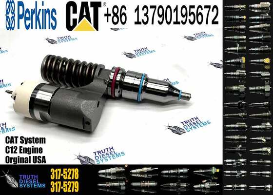 Excavator Injector 1705240 170-5240 20R0055 20R-0055 3175278 317-5278 for C12 Engine Parts Diesel Nozzle Assembly Auto Parts