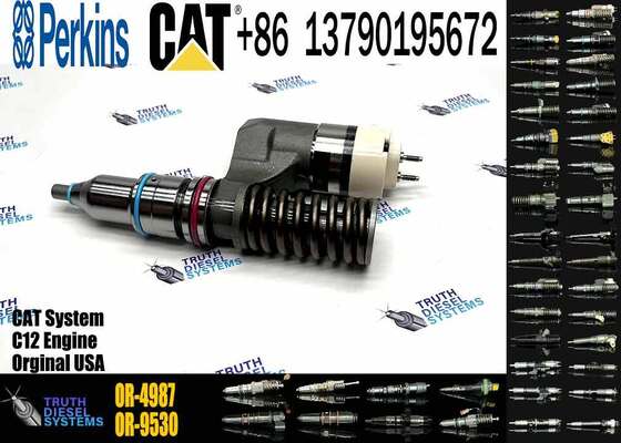 Excavator Parts Diesel C12 Engine Injector 208-9160 0R-9595 1OR-1814 OR-4987 161-1785 New Stainless Steel Injector for Excavator