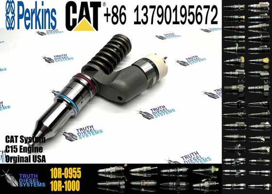 Excavator Parts Diesel C12 Engine Injector 208-9160 0R-9595 1OR-0955 OR-4987 161-1785 OR-9530 New Stainless Steel Injector for Excavator