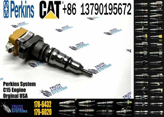 Diesel Fuel Injector for 3216 Excavator 3126E 3126B Common Rail Injector 178-6432 10R-9348 188-1320 10R-9237