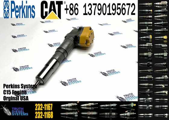 Diesel Fuel Injector 153-5938 232-1168 156-3895 204-2467 232-1167 173-4059 for Cater-pillar CAT Engine 3412E 3412 Tractor