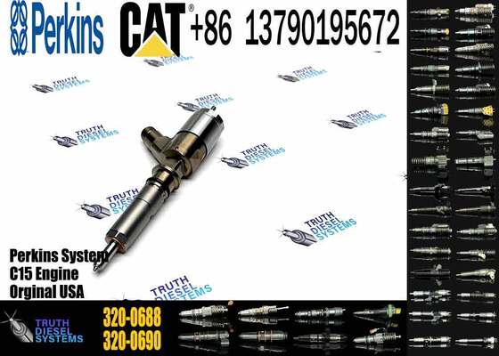 High Pressure Diesel Fuel Common Rial Injector 320-0688 10r-7939 2645A748 for C6.6 Engine Auto Parts Common Rail Injector