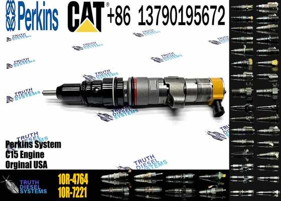 Excavator Diesel Common Rail Inyector Nozzle 245-3516 10R-4764 C9 Fuel Injectors for Cater-pillar C9 Cat Engine