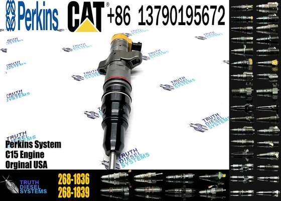 High Quality Common Rail Injector 268-1835 268-1836 259-1411 295-9166 276-8307 for CAT C7 C9 Engine