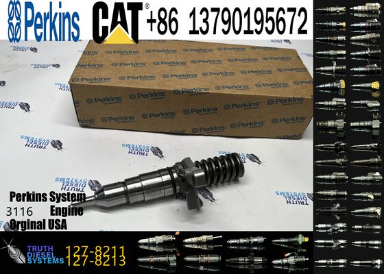 Diesel Engine Auto Parts Common Rail Fuel Injector 127-8211 1278211 127 8211 for Engine 3114 3116 3126