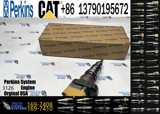 Excavator Parts Suppliers Excavator Diesel Engine Fuel Injectors 222-5965 1719710 169-7408 for Cat 3126B Engine