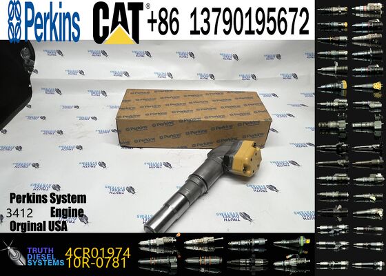 Excavator Parts Engine 3408 3412 Fuel Injector 4CR01974 169-7408 174-7527 222-5967 20R-0760 for Construction Machinery