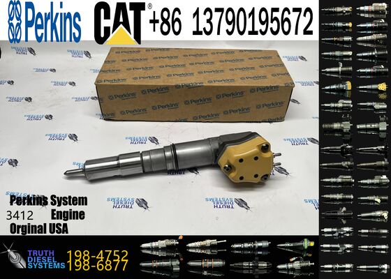 CAT 3412 Truck Engine Fuel Injector 198-4752 104-3377 20R-0759 for Spray Valve System Spare Parts