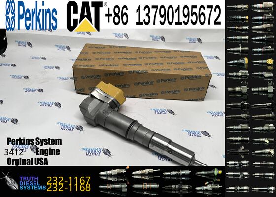 High Quality New Diesel Common Rail Marine Engine Injector 232-1167 174-7528 20R-0758 for 3126 Engine Parts