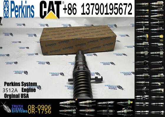 Common Rail Fuel Injector 4P-9075 0R-3051 0R-0906 Diesel Engine Fuel Injector for CAT 3508 3512 3516 Machinery Engine