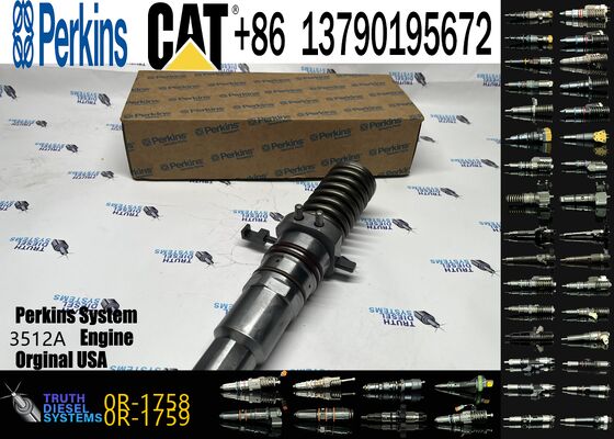 3512A 3500A Engine Fuel Injector 0R-1759 0R1759 0R-1758 0R1758