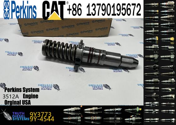 Fuel Injector 9Y3773 9Y-3773 0R2923 Common Rail Fuel Injector Construction Machinery Excavator Parts for 3508 3512 3516 Engine