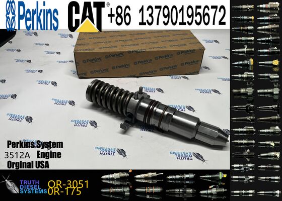 Construction Machinery Parts 4P-9077 OR-3051 Common Rail Fuel Injector 7E3383 for Ccaterpillar 3508 3512 3516 Excavator Engine