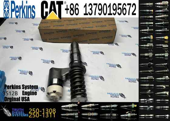 Common Rail Fuel Injector 250-1308 2501308 Injector Assembly 10R-1280 for erpillar 3508 3512 3516 3524 Diesel Engine