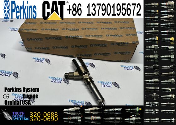 Diesel Fuel Injectors 320-0688 3200688 10R-7939 2645A747 Injector Fuel for Ccaterpillar D6N C6.6 Engine Parts Excavator Accessory