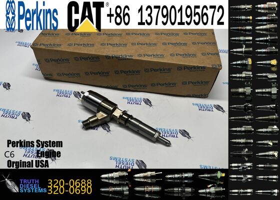 Diesel Fuel Injectors 320-0688 3200688 10R-7939 2645A747 Injector Fuel for Ccaterpillar D6N C6.6 Engine Parts Excavator Accessory