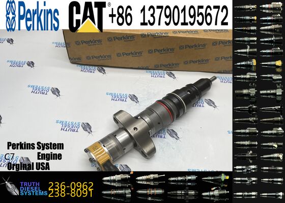 Hangood Engine Parts 10R-7224 236-0962 2360962 Fuel Injector D6R 330C E330C Diesel Injector Assy C9 Engine Common Rail Injector