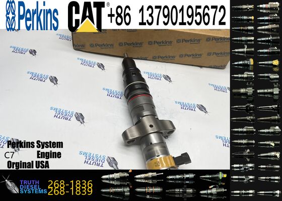 Diesel Common Rail Injector 268-1836/295-1412 Compatible with for Engine C7 Forwarder 584/584HD