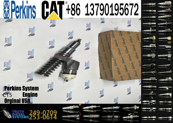 Genuine for Ccaterpillar Fuel Injector 249-0709 2490709 New Engine Part CAT C15 Diesel Engine Construction Machinery Equipment